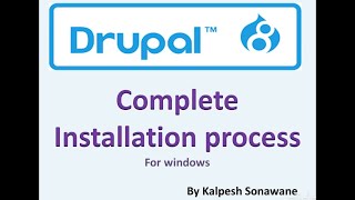 drupal-8 complete installation process