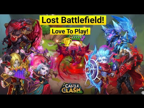 A Lost Battlefield todavía le encanta jugar con la mejor configuración de equipo sin New Heroes Castle Clash