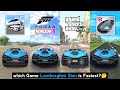 Lamborghini Sian Top Speed in 3D Driving Class, Forza Horizon 5, GTA 5 & Asphalt 8 - Car Games