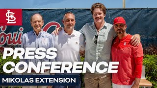 Press Conference: Mikolas Extension | St. Louis Cardinals