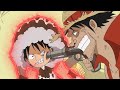 Luffy vs Fake Luffy، Luffy Use Conquerors Haki to Knock Them Out😨🔥(English Sub)