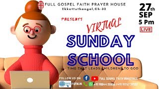 27.09.20 | Full Gospel Faith Ministries | Live Virtual Sunday School