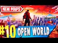 TOP 10 Best NEW OPEN WORLD Maps In Fortnite Creative Codes 2023 (NEW MAP)