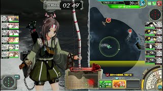 山梨の守り手が行く艦これAC戦記その627_N満潮さん旗艦で浮き輪祭りに出てみました(EO2-5)