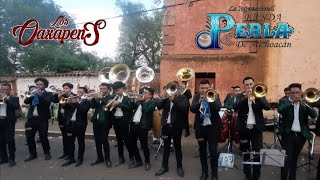 BANDA PERLA DE MICHOACAN Y OAXAPENS TOCAN JUNTOS EN TZURUMÚTARO, FESTEJANDO A SAN JUDAS TADEO 2022