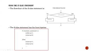 Decision Making and Conditional Statement using Java
