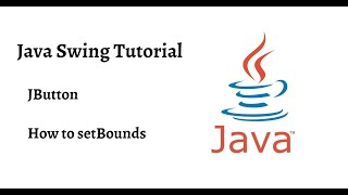 How_to_setBounds_JButton | Part-1 | Java Swing Tutorial