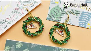 Boucles d'oreilles thème Noël - PandaHall