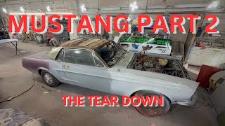 Tearing apart the 68 Mustang (it’s worse than we thought)