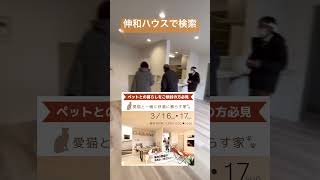 奥州市　新築　見学会　ペットと暮らす家　#shorts