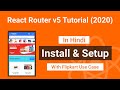 Install & Setup : React Router v5 (2020) Tutorial #1 | React JS Tutorial for Beginners