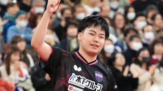 １７歳松島輝空が初の決勝進出！王者張本智和を圧倒４－１撃破「まさか勝てるとは。言葉出ないほどうれしい」パリ五輪補欠が覚醒の圧勝劇 To Kyo Queen