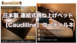 日本製　跳ね上げベッド【Caudillne】コーディルネ