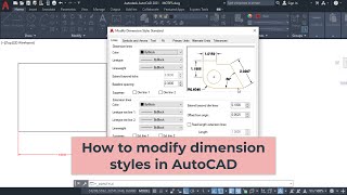 Learn How To Modify Dimension Styles In AUTOCAD