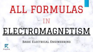 Electromagnetism All Formulas | Basic Electrical Engineering | Rough Book