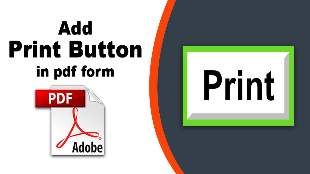 How To Add A Print Button To A Pdf File In Adobe Acrobat Pro Dc 2022