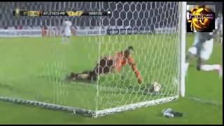 Atletico PR 2 x 3 Santos - Copa Libertadores - Resumen del partido y todos los goles