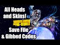 Borderlands the Pre-Sequel: All heads and skins save file!