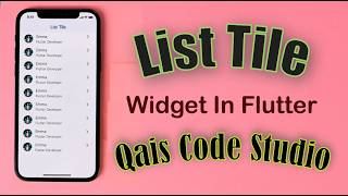Flutter ListTile Widget Explained | From Basics to Advanced with All Properties (Full Guide)