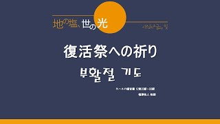 [主日 2部 日本語礼拝]「復活祭への祈り」 ヨハネの福音書 12章23節~33節 2022年4月3日(主日) 福澤牧人 牧師