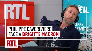 Philippe Caverivière face à Brigitte Macron