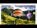 Parallax Effect on Mouse Movement with Joomla Website Builder Gridbox