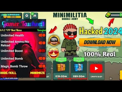 Cómo hackear Mini Milicia 2024 | Mini Milicia ko kaise hack kre | Último truco | Modificaciones de mini milicia