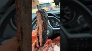 I Found TEXAS Style BBQ‼️😧 In New York ‼️🔥(BEEF RIBS‼️🤯) #shorts #foodreview #fy