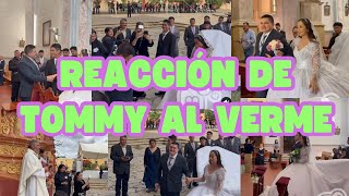 Así reacciono Tommy al verme 👰🏻‍♀️