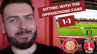 INJURY TIME EQUALISER AWAY FROM HOME | Sitting with the  #stevenagefans showing my perspective #cafc