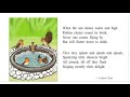 std 5 english lesson 15 bird bath class 5 chapter 15 explanation in english maharashtra board