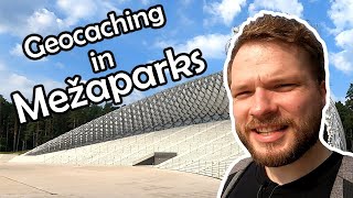 Searching for hidden containers in Riga, Latvia | Geocaching Vlogs