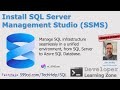 Install SQL Server Management Studio (SSMS)