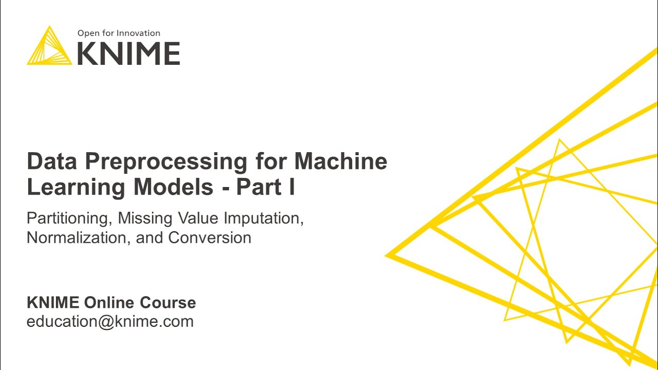 Data Preprocessing For Machine Learning Models - Part I - YouTube