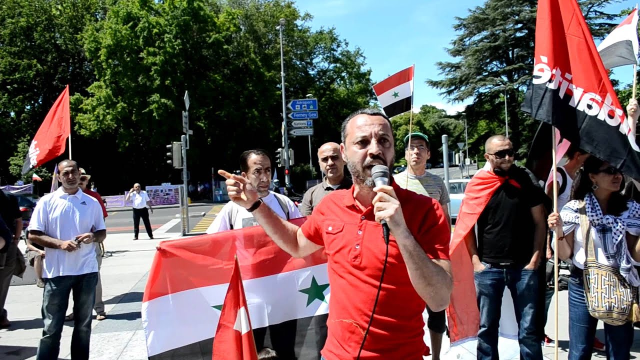 Marche De Solidarité Pour Le Peuple Syrien à Genève - YouTube