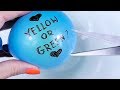 BALLOON POPPING - Guess the color inside challenge! COMPILATION VIDEO