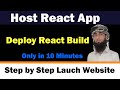 🔥How to Deploy React App Production Build on Netlify Under 10 Minutes For FRE