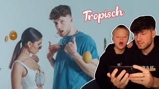 TINO reagiert auf MEIN MUSIKVIDEO TROPISCH! 😱