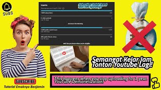 WASPADA KENA DISMON YouTube Dampak Channel Lama Tidak Upload Video 😱