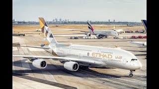 Abu Dhabi - United Arab Emirates to Paris, France | Etihad A380 | Infinite Flight Live