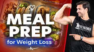 How to Meal Prep for Weight Loss (High Protein Breakfast, Lunch, Dinner)