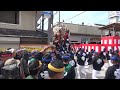 2016岸和田だんじり祭り　旧市地区宵宮・午前曳行　中町②小門・貝源やりまわし（平成28年9月17日）