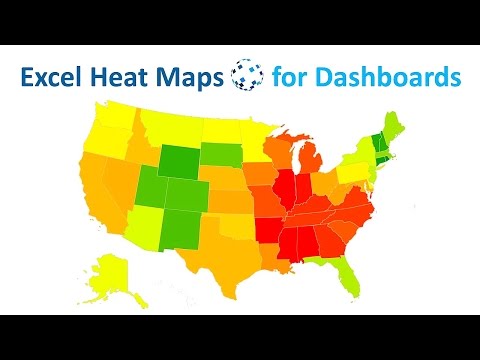 Dynamic Excel Heat Maps for complex data dashboards