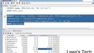 SQL 11g Tutorial in Bangla # 19 General functions in SQL Statement