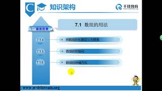 千锋物联网教程：99 数组的用法