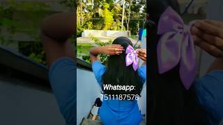 ഇത് പോലുള്ള hair accessories വേണ്ടവർ msg ഈ നമ്പറിൽ msg അയച്ചോ😁# shorts #youtubeshorts