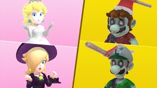 Super Mario Party - Partner Party - Team Peach, Rosalina Vs Team Mario, Luigi