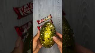 Kitkat Chunky 🍫😍 Half \u0026 Half Egg Opening Asmr #chocolate #kitkat #nestle #easter #asmr #sweet #yt