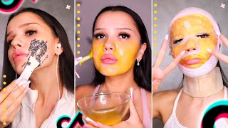 Nadina Ioana TikTok Morning Skincare Routine COMPILATION