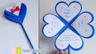Beautiful Father's day greeting card ideas 💙/ Origami paper crafts / DIY paper crafts